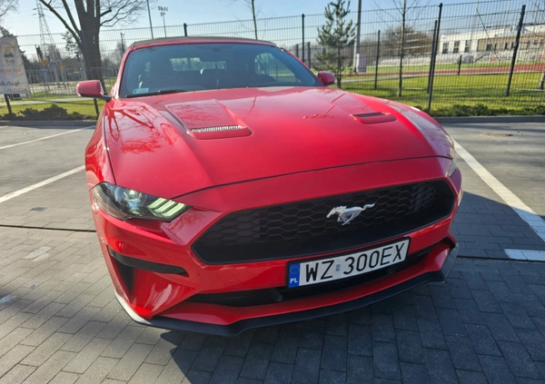 Ford Mustang cena 155545 przebieg: 37300, rok produkcji 2019 z Warszawa małe 667